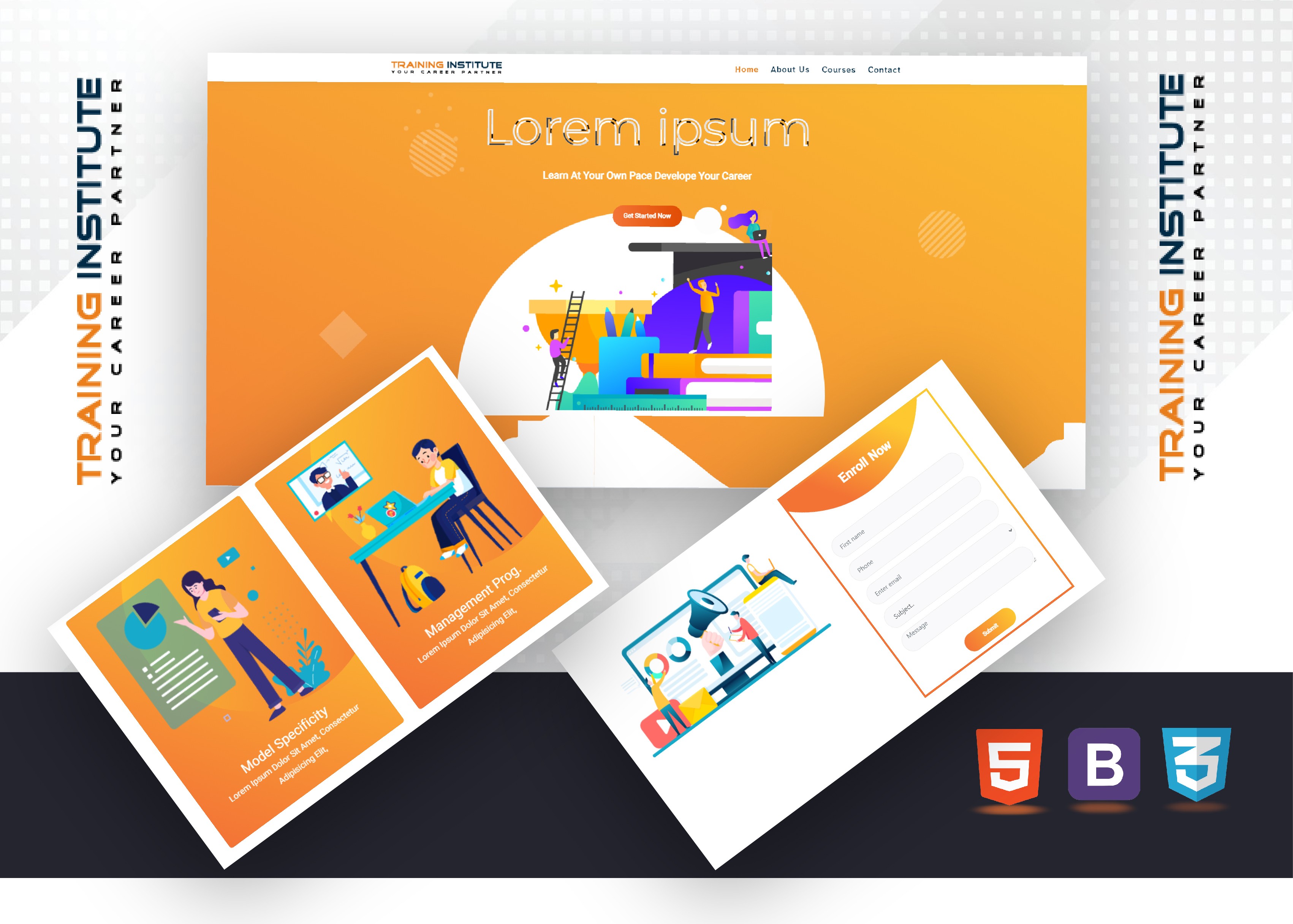 eLearningHub - Training Institute HTML Template